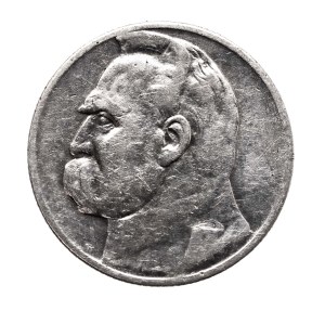 Poland, Second Republic, 2 zloty 1934 Pilsudski, Warsaw