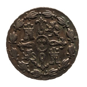 Hiszpania, Ferdynand VII, 4 maravedi, 1833 Segovia
