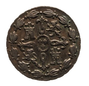 Spain, Ferdinand VII, 4 maravedi, 1833 Segovia