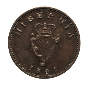 Ireland, George III, 1 farthing, 1806