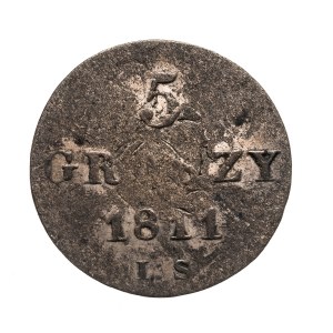 Księstwo Warszawskie, 5 groszy 1811 I.S. Warszawa