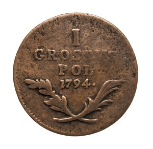 Military coins for the Polish lands, 1 penny 1794, Vienna