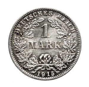 Germany, German Empire, 1 mark 1915 D, Munich