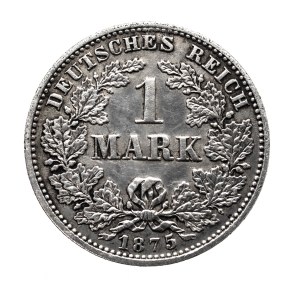 Germany, German Empire, 1 mark 1875 G, Karlsruhe