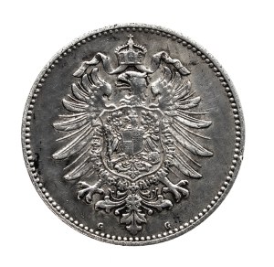 Germany, German Empire, 1 mark 1875 G, Karlsruhe