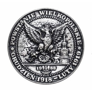 Polska, Medal Gen. Dowbór-Muśnicki i Taczak, Powstanie Wielkopolskie 1918-1919 (1988)