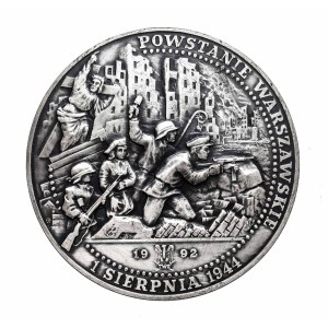 Polska, Medal Gen. Tadeusz Komorowski-Bór, Powstanie Warszawskie 1944 (1992)