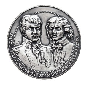 Poland, Medal Prince J. Poniatowski and Gen. T. Kosciuszko, 200 years of the Order of the Cross of Virtuti Militari 1992