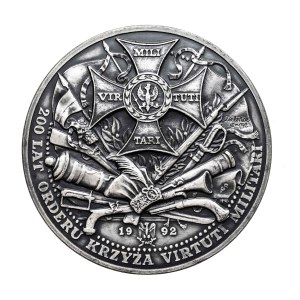 Polska, Medal Książę J. Poniatowski i Gen. T. Kościuszko, 200 lat Orderu Krzyża Virtuti Militari 1992
