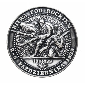 Polska, Medal Gen. Bryg. Franciszek Kleeberg, Bitwa pod Kockiem 1939 (1989)