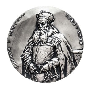 Poland, Medal of Henry I the Bearded, Cistercian Church in Trzebnica, PTAiN 1990