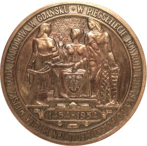 Poland, PRL, 500th anniversary of the return of Gdansk to Poland, 1954, Warsaw
