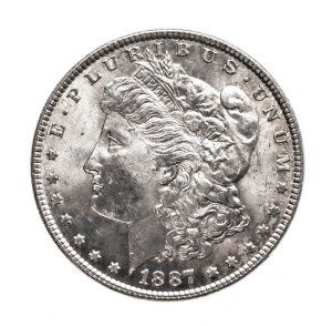 United States of America (USA), 1 Morgan dollar 1887, Philadelphia.