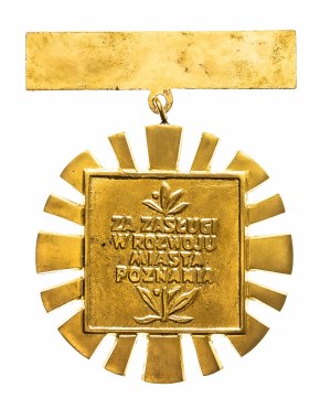 Poland, People's Republic of Poland, Large Badge for Merits in the Development of the City of Poznań