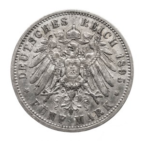Germany, German Empire, Prussia, 5 marks 1895 A, Berlin