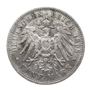 Niemcy, Cesarstwo Niemieckie, Prusy, 5 marek 1898 A, Berlin