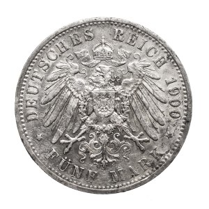 Niemcy, Cesarstwo Niemieckie, Prusy, 5 marek 1900 A, Berlin