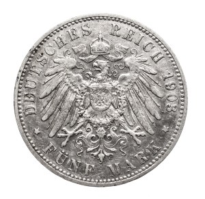 Germany, German Empire, Prussia, 5 marks 1903 A, Berlin