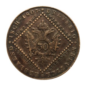 Austria, Francis I, 30 krajcars 1807 A, Vienna