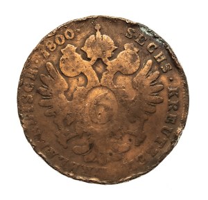Austria, Francis II, 6 krajcars 1800 A, Vienna