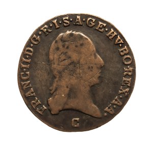 Austria, Francis II, 1 krajcar 1800 C, Prague