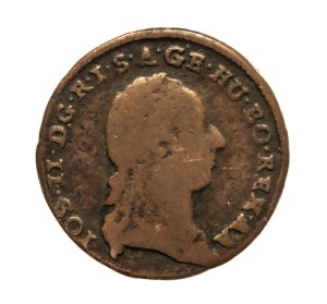 Austria, Joseph II 1/2 Krajcar 1790 F, Hall