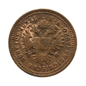Austria, Franciszek Józef I, 1 krajcary 1851 A, Wiedeń
