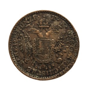 Austria, Franciszek Józef I, 1/2 krajcara 1851 B, Kremnica