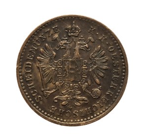 Austria, Franz Joseph I, 1 krajcar 1881, Vienna