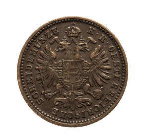 Austria, Franz Joseph I, 1 krajcar 1885, Vienna