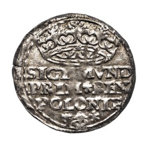 Polska, Zygmunt I Stary, grosz 1528, Kraków. Piękny !!!