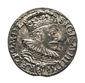 Poland, Sigismund III Vasa, trojak 1594, Malbork