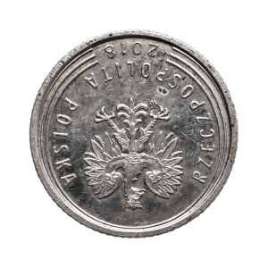 Polska, Rzeczpospolita od 1989 roku, 50 groszy 2018, Odwrotka !!!