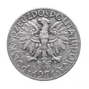 Polska, PRL, 5 złotych 1971, Rybak, Warszawa