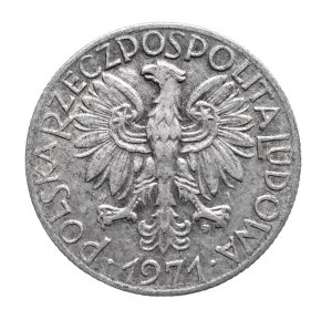 Poland, PRL, 5 zloty 1971, Rybak, Warsaw