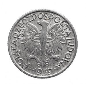 Polska, PRL, 2 złote 1959 Jagody, Warszawa