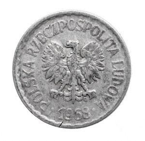 Poland, PRL, 1 zloty 1968, Warsaw