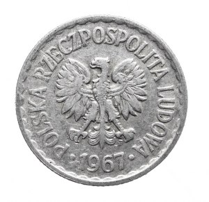 Poland, PRL, 1 zloty 1967, Warsaw