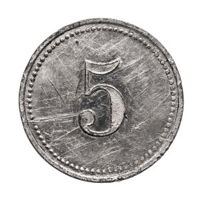 Poland, Lodz, token of the German Craft Association with a denomination of 5