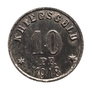 Grünberg (Zielona Góra), 10 fenig 1918