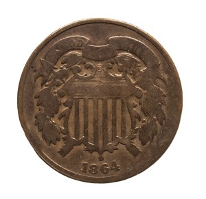 United States of America (USA), 2 cents 1864, Philadelphia