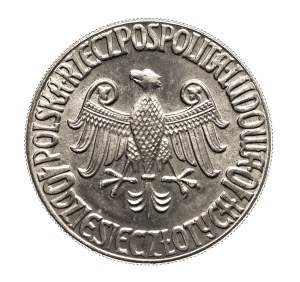 Poland, People's Republic of Poland, 10 zloty 1964, Casimir the Great, NIKIEL sample