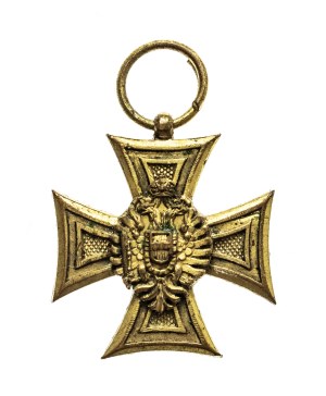 Austria-Hungary, Franz Joseph I, Miniature Officer's Cross for Military Service of 35 years