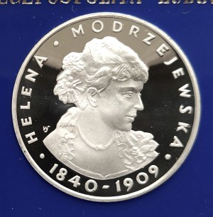 Poland, communist Poland, 100 zloty 1975, Helena Modrzejewska