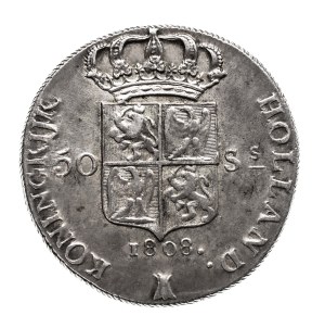 Holandia, Ludwik Napoleon Bonaparte, 50 stuiverów 1808, Utrecht