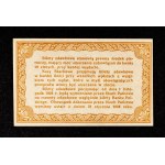 Poland, Second Republic, Zdawkowy Ticket of 50 pennies, 28.04.1924.