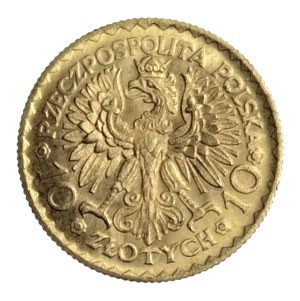 Polska, II Rzeczpospolita, 10 złotych 1925, Bolesław Chrobry, Warszawa