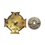 Poland, Second Republic, Badge for Sacrificial Labor - Railway Family