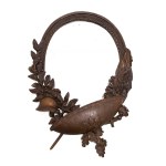 World War I commemorative mirror, signed 1923