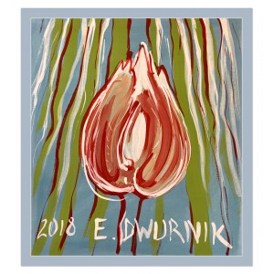 Edward DWURNIK (1943-2018) Tulipán 2018